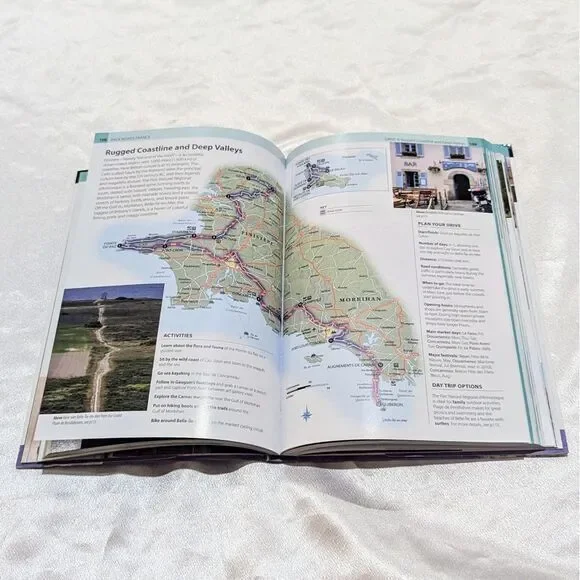 DK Eyewitness Travel Back Roads Europe France Scenic Routes Pull Out Map Book - Picture 2 of 2